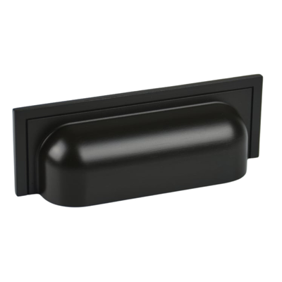 Puxador Para Móvel Concha Plymouth Preto 80mm ZP5420 - Zen