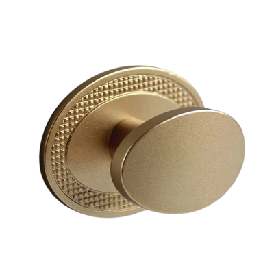Puxador para Móvel Ponto Beetle Com Base Granada Dourado ZP5402 - Zen