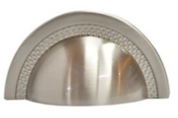 Puxador Para Móvel Concha Shell Níquel Escovado 64mm ZP4318 – Zen