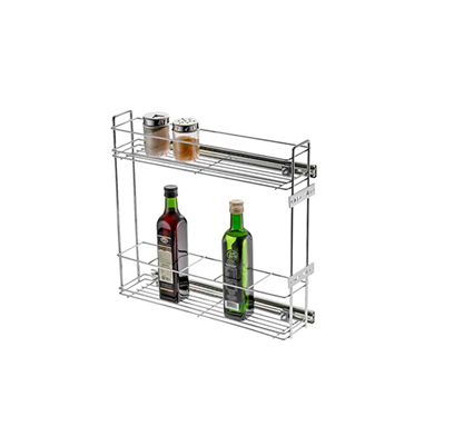 Porta Garrafas Lateral Deslizante Cromado 2180 - Schmitt