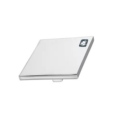 Puxador para Móvel Ponto Firenze 60/1 8x8 Swarovski Cromado - Gruppa