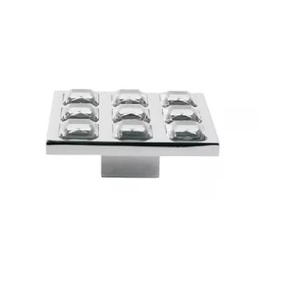 Puxador para Móvel Ponto Firenze 60/9 Strass Escovado - Gruppa