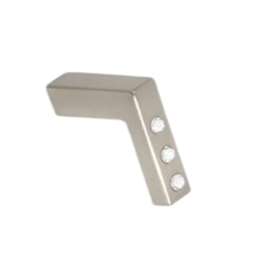 Puxador Para Móvel Ponto Siena 3 Swarovski Escovado - Gruppa