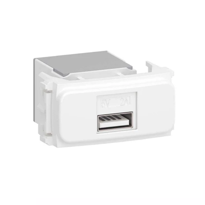 Módulo Tomada Keystone USB-A Composé Branco - WEG