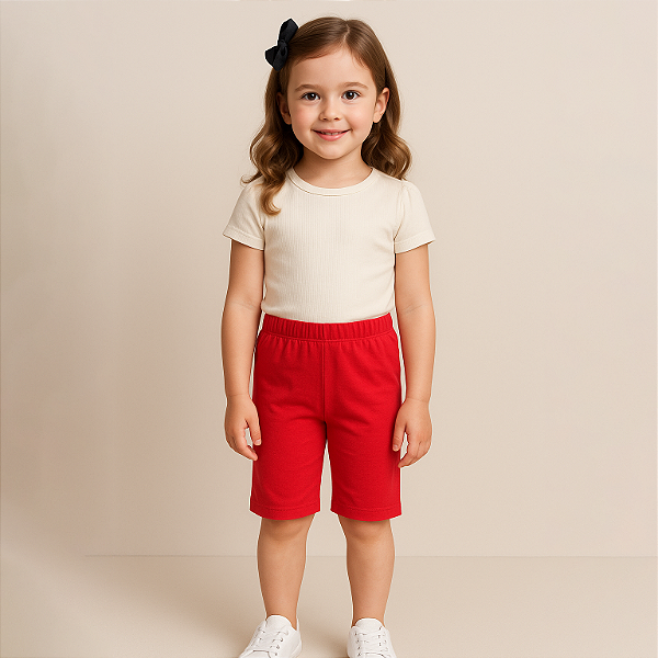 Bermuda cotton inf fem lisa