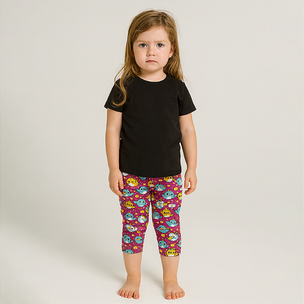 Calça Capri Cotton Estampada Infantil