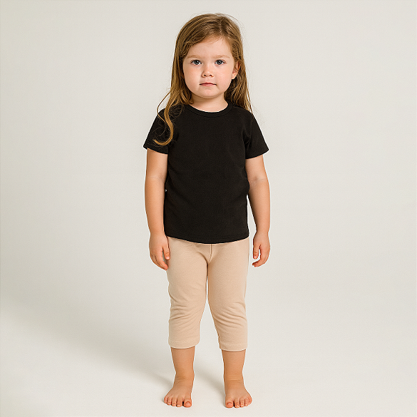 Calça Capri Cotton Lisa Infantil