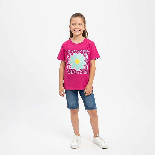 Blusa Menina Linda Estampada Juvenil
