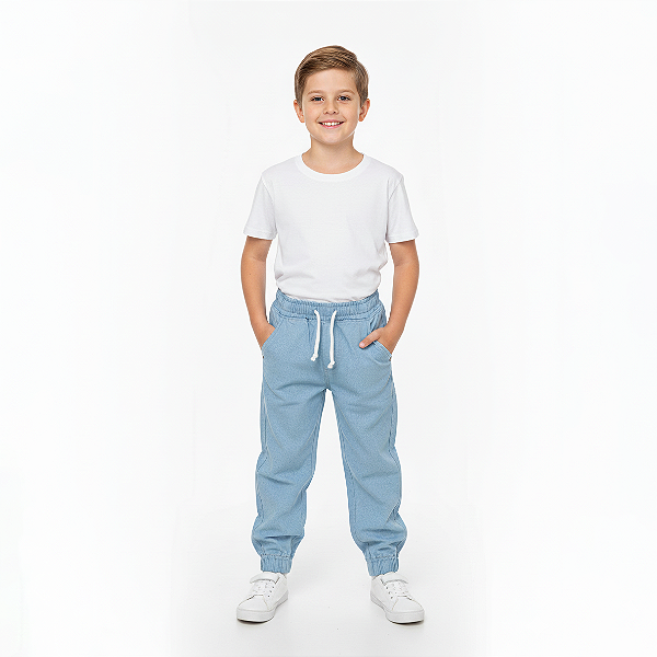 Calça Jogger Brim Infantil