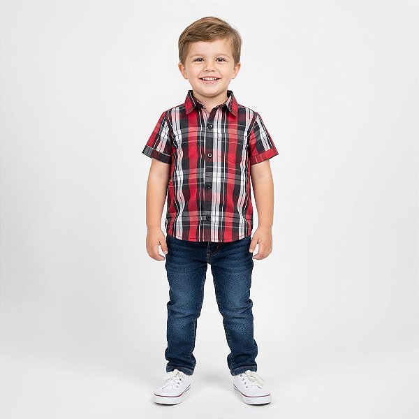 Camisa Xadrez – 1 a 3 anos