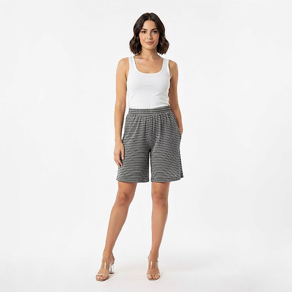 Bermuda Senhora com Bolso – Listra