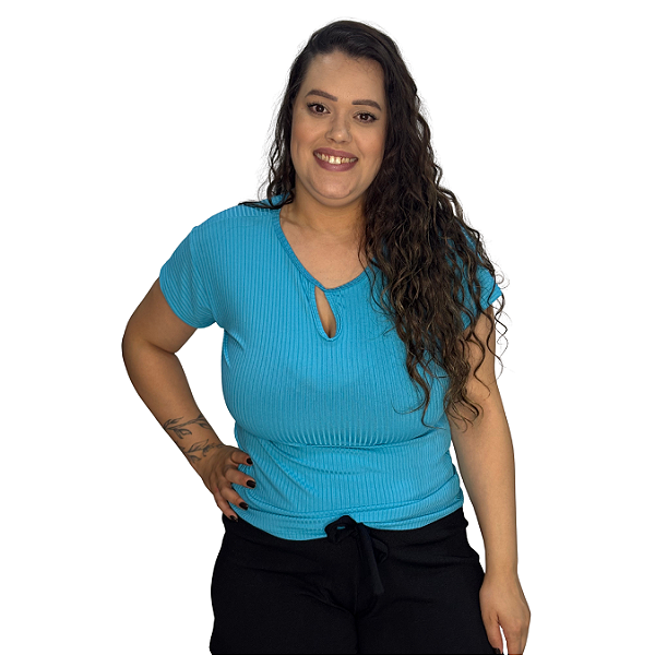 Blusa Canelado Plus – Ref. 06