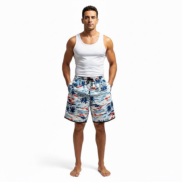 Bermuda Tactel Mauricinho – Estampada | Ref. 02