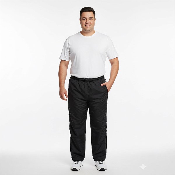 Calça Tactel 3 Bolsos – Plus Size