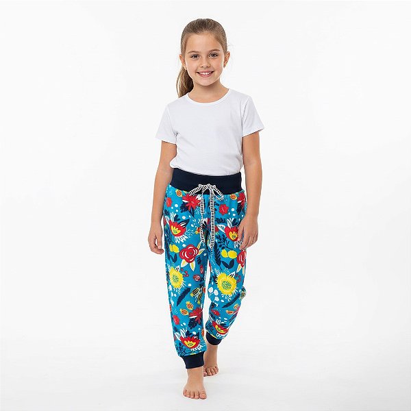 Calça Moletim Feminina Infantil