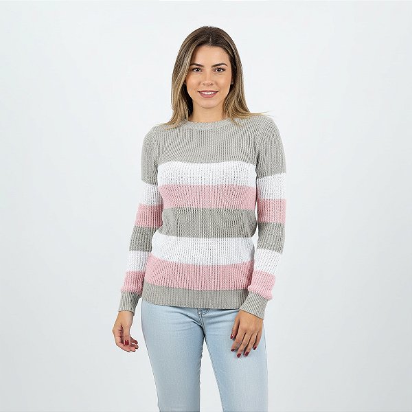 Blusa Linho Listrada – Ref. 563