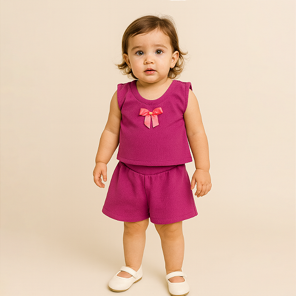Conjunto Crepe Infantil – Ref. 03