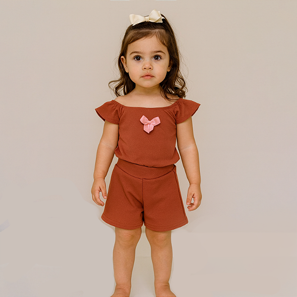Conjunto Crepe Infantil – Ref. 08