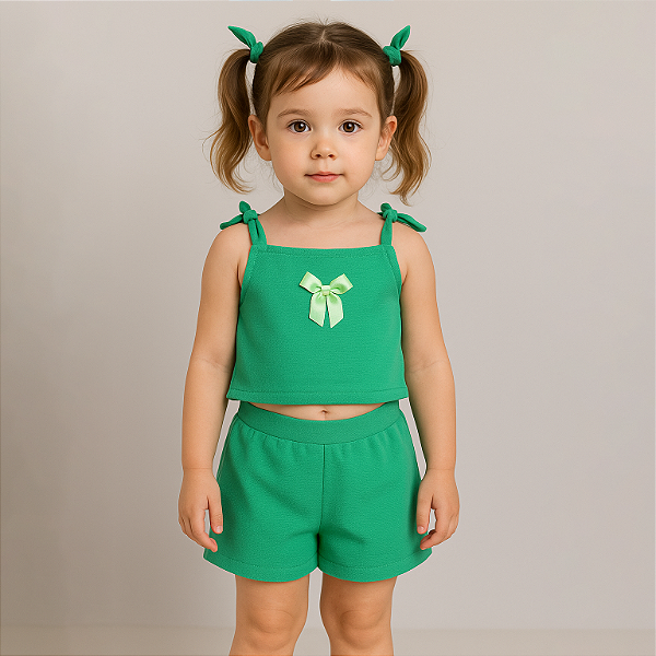 Conjunto Crepe Infantil – Ref. 55