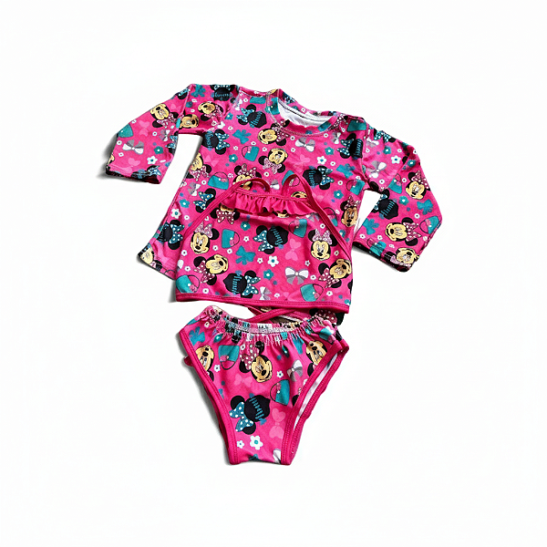 Conjunto Praia Feminino – Manga Longa | 3 Peças