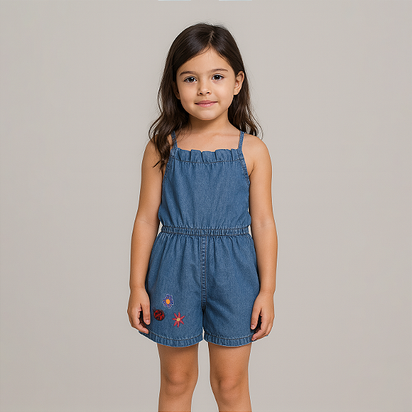 Macaquinho Jeans Infantil – Ref. 41