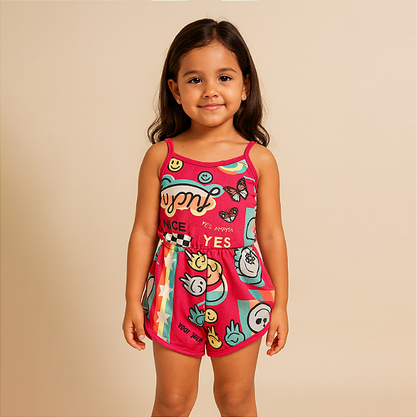 Macaquinho Suplex Infantil – Sortido