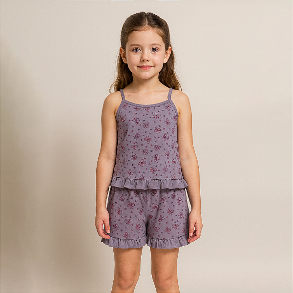 Pijama Feminino Infantil – Verão