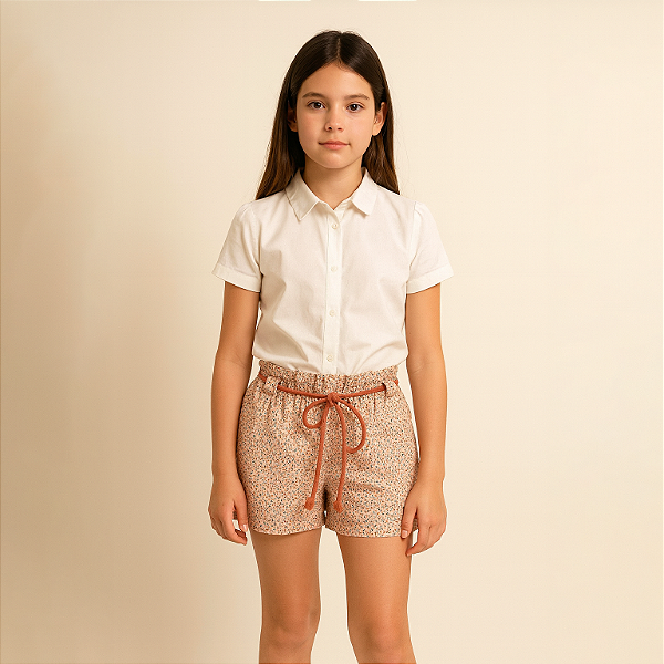 Short Hot Juvenil Estampado