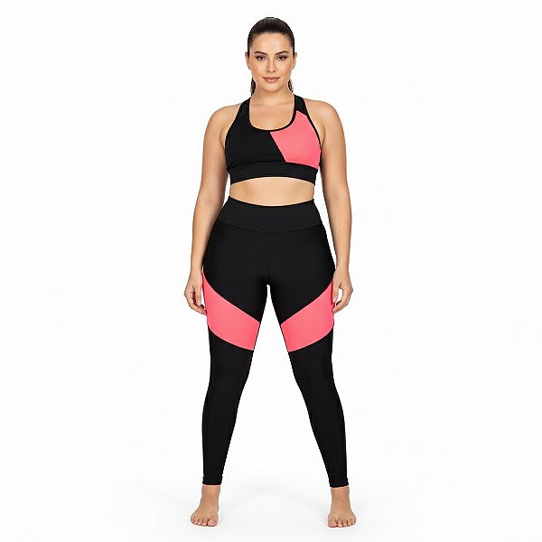 Conjunto Academia – Calça + Bojo | Plus Size