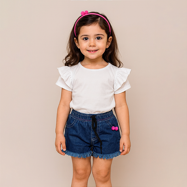 Short Jeans Infantil Tiara – Ref. 56