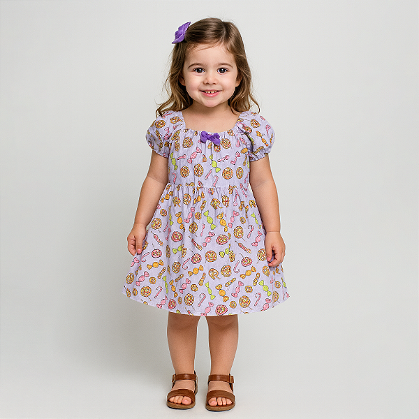 Vestido Floral – Infantil - Ref. 03