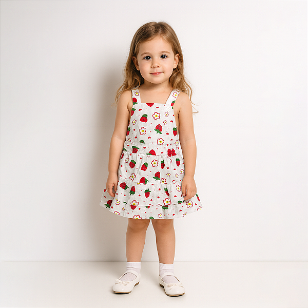 Vestido Floral Infantil - Ref. 04