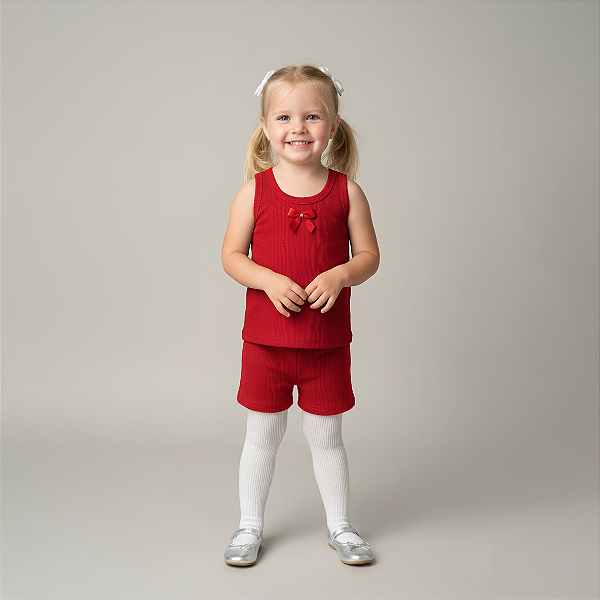 Conjunto Canelado Infantil – Ref. 72