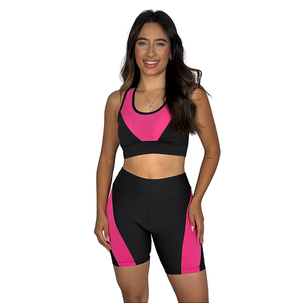 Conjunto Academia Short com Bojo