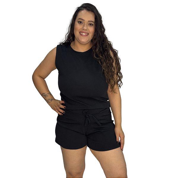 Conjunto Crepe Plus Size - Ref. 01