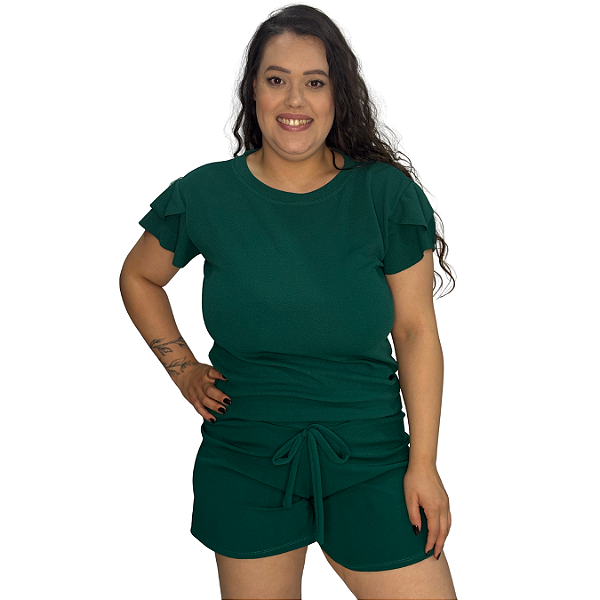 Conjunto Crepe Plus Size - Ref. 02