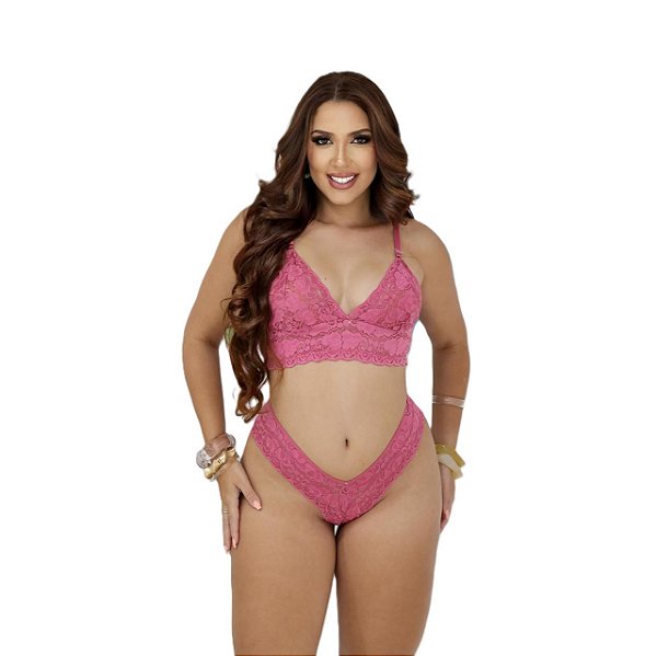 Conjunto Lingerie Liso