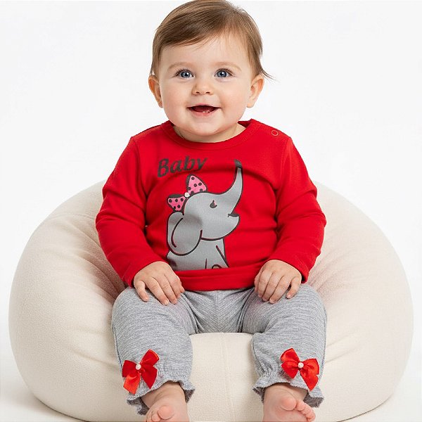 Cabide Infantil Manga Longa Variado