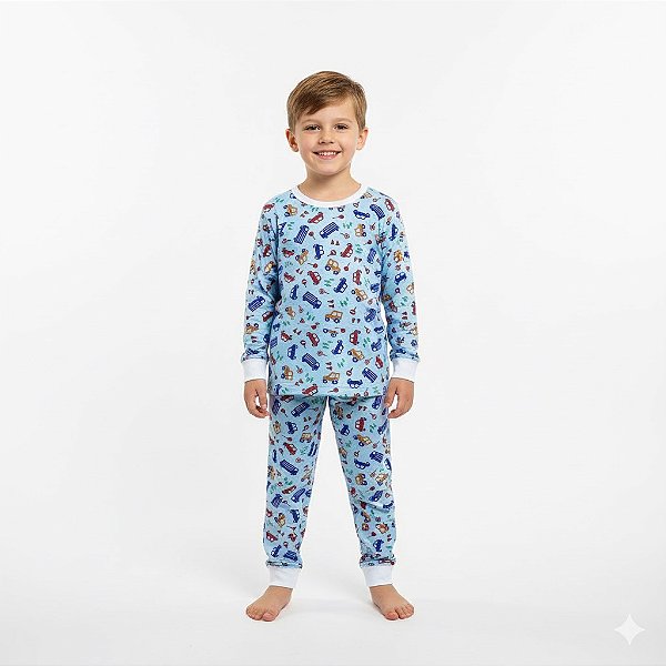Pijama Algodão Infantil Masculino