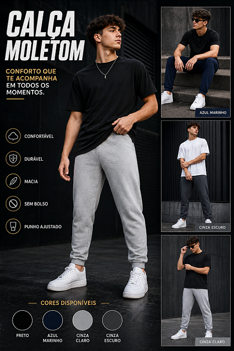 Calça Moletom Juvenil