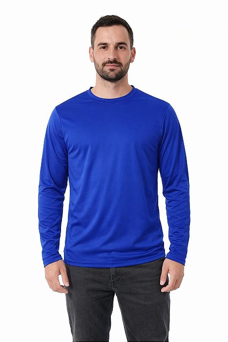 Camisa Manga Longa Helanca Lisa