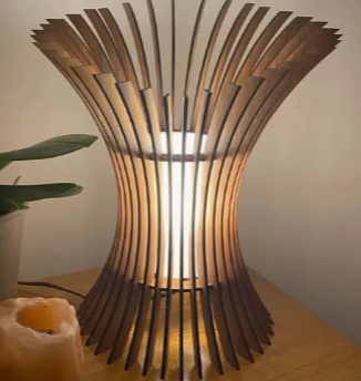 Abajur Elegance De Mesa MDF CRU