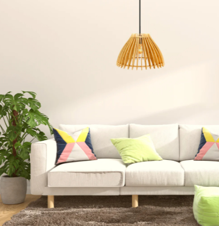 Luminária Teto Royal Pendente em MDF