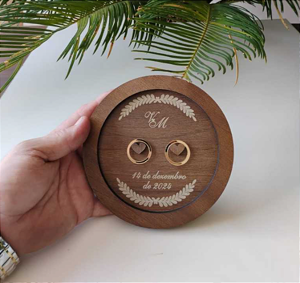Porta Aliança Rústico Amadeirado Personalizado