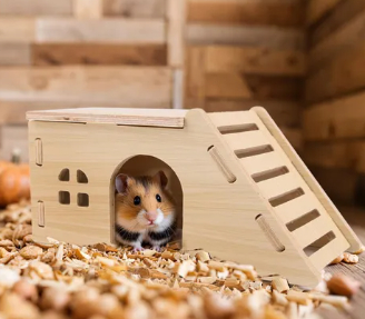 Esconderijo de Escalada para Hamsters - Diversão e Conforto