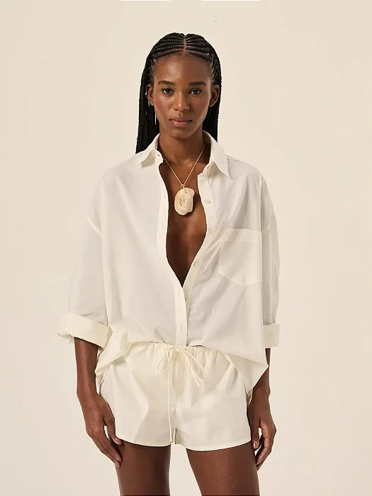 camisa oversized voil PANÔ