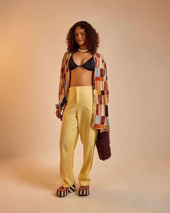 calça gabi manteiga