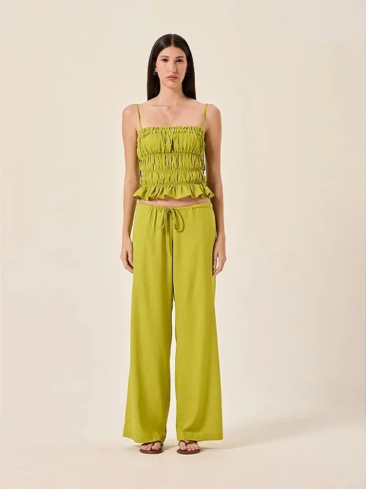 calça porto matcha PANÔ