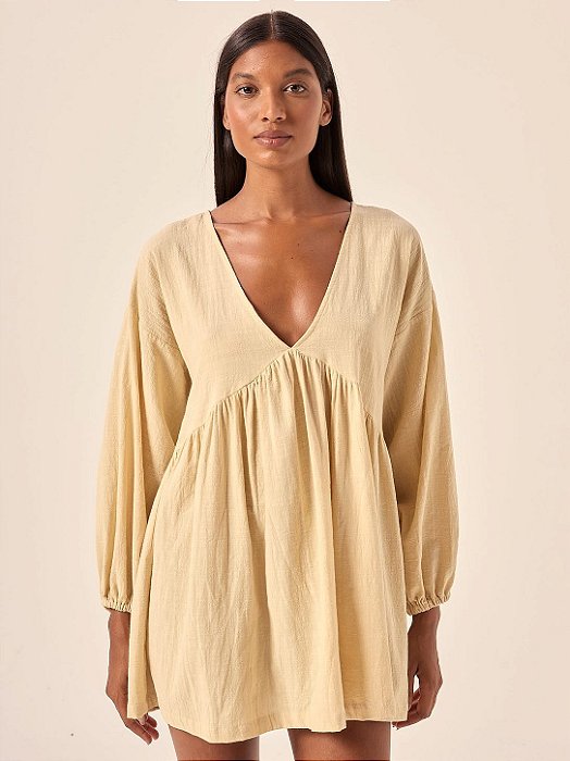 vestido nina ipa areia PANÔ