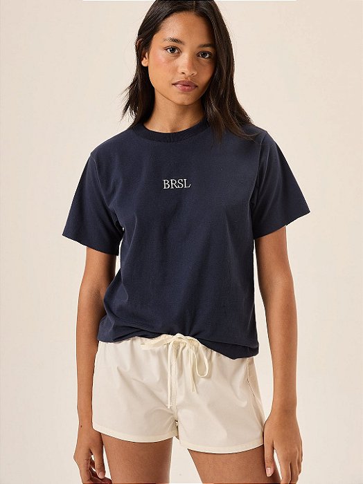 t-shirt regular marinho BRSL